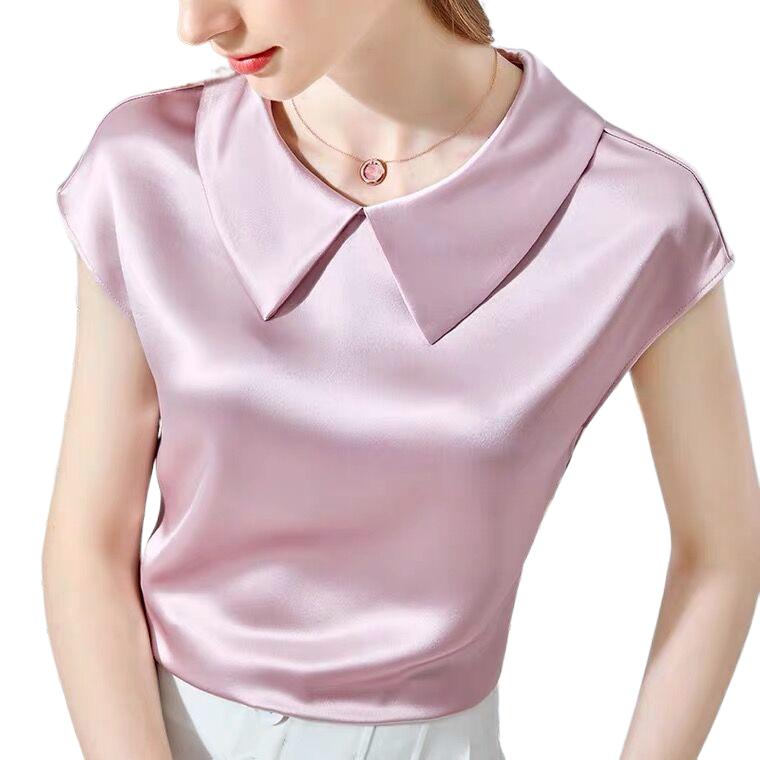 Silk Blouse - Camisas De Mujer Elegant Ice Silk