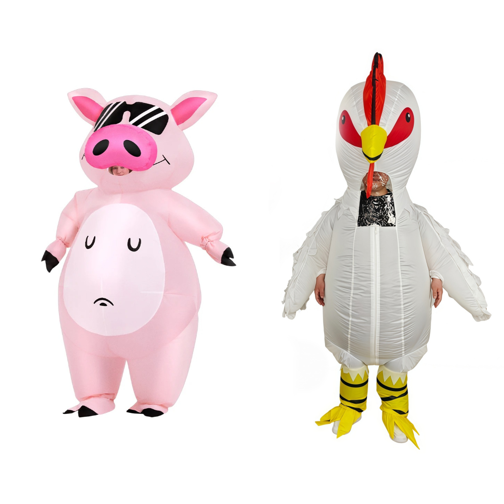 Cartoon Animal Piglet Inflatab - Womens Suit recension och pris