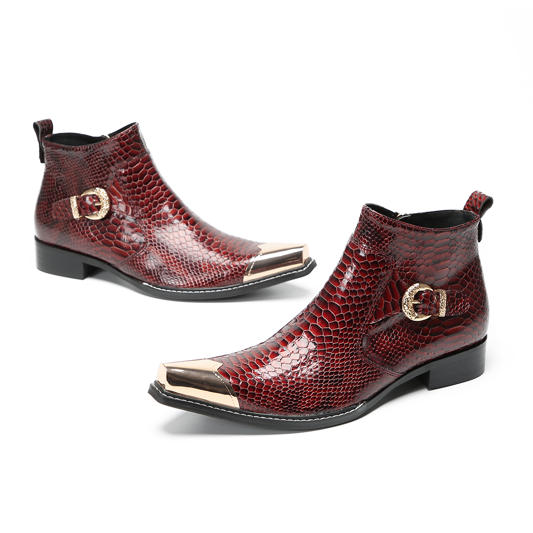 Red Pointed Toe real Leather M - Formal Dress recension och pris