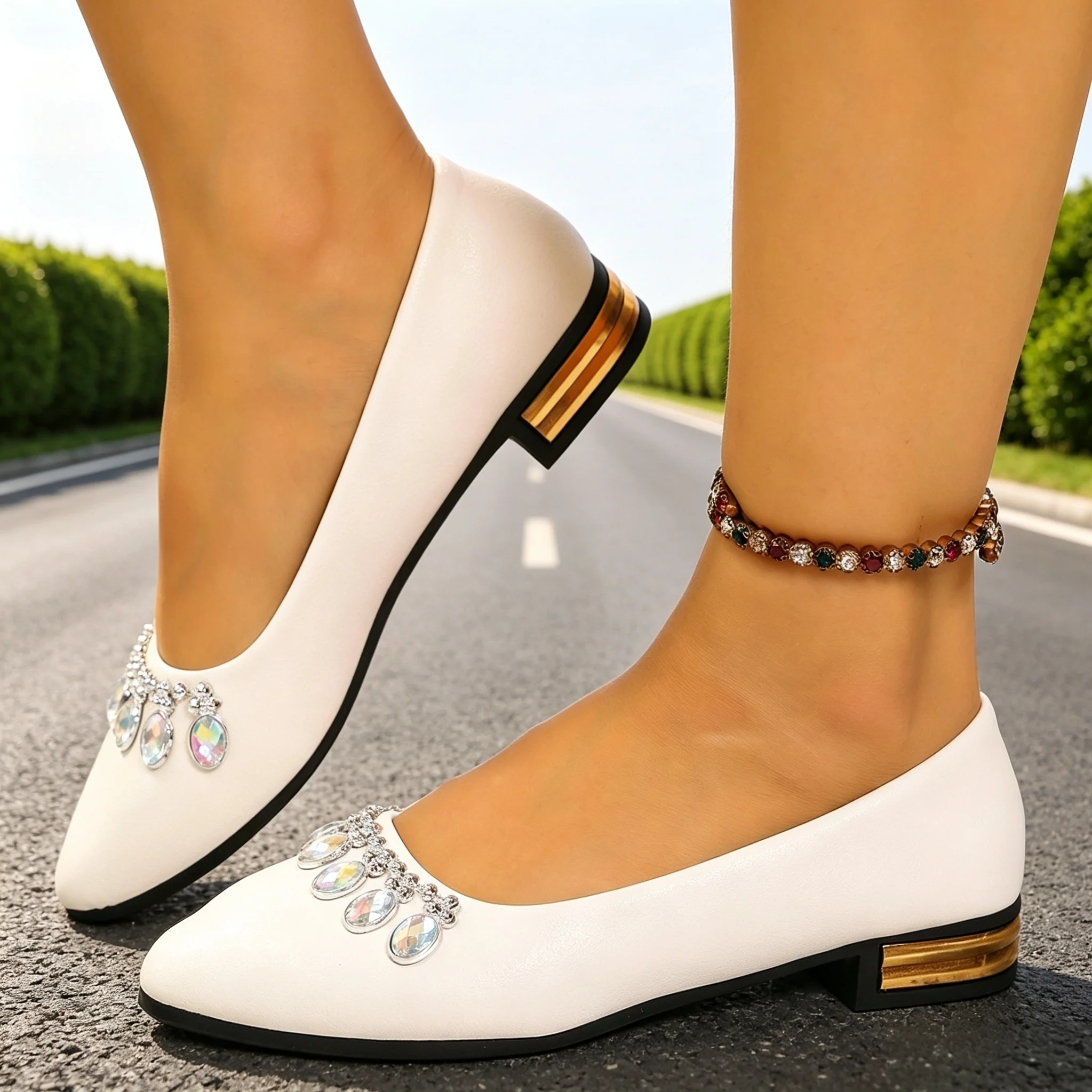 Women Flats Pointed Toe Ballet - Womens Heels recension och pris