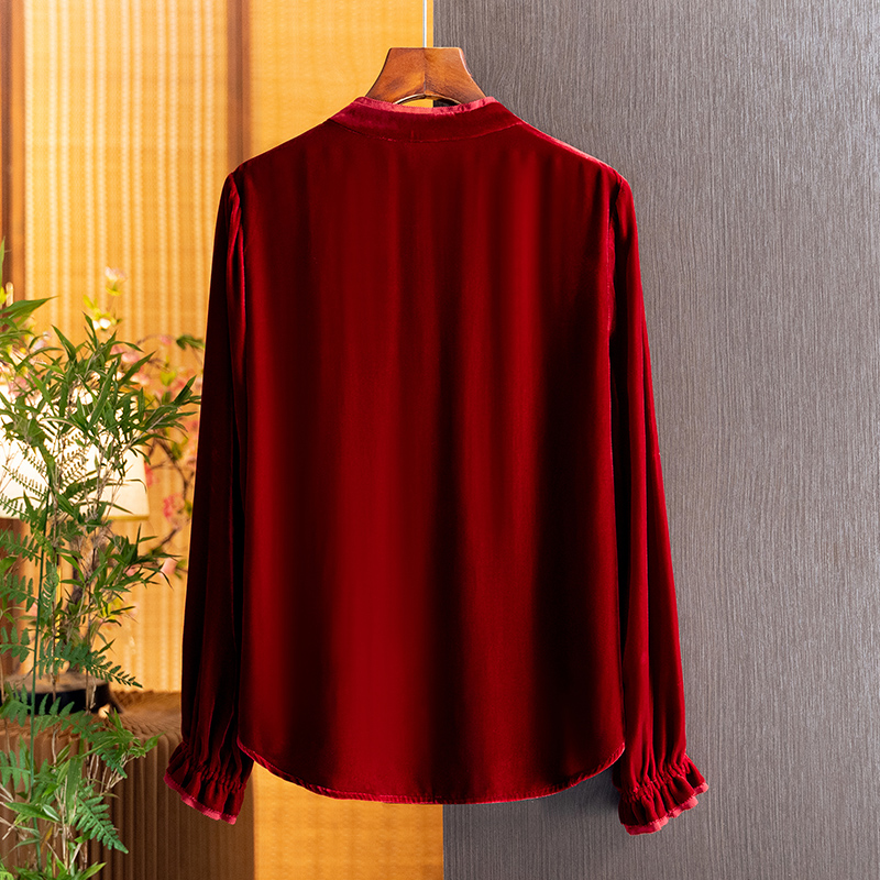 New Chinese-Style Fashionable  - Silk Blouse recension och pris