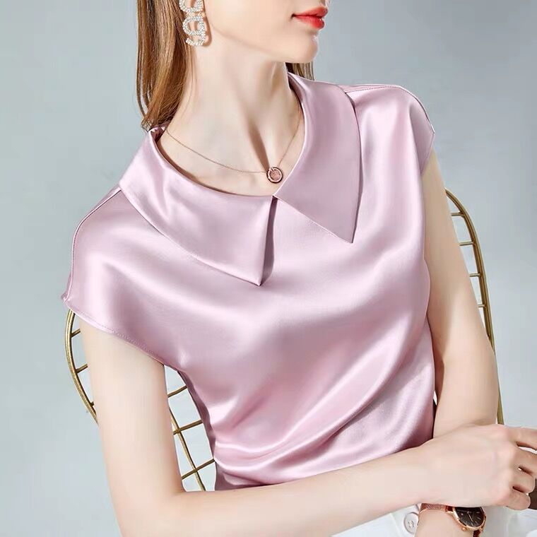 Camisas De Mujer Elegant Ice S - Silk Blouse recension och pris