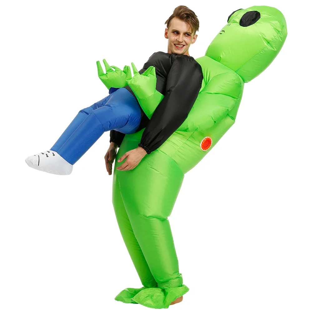 Men Women Funny Alien Blow Up  - Womens Suit recension och pris